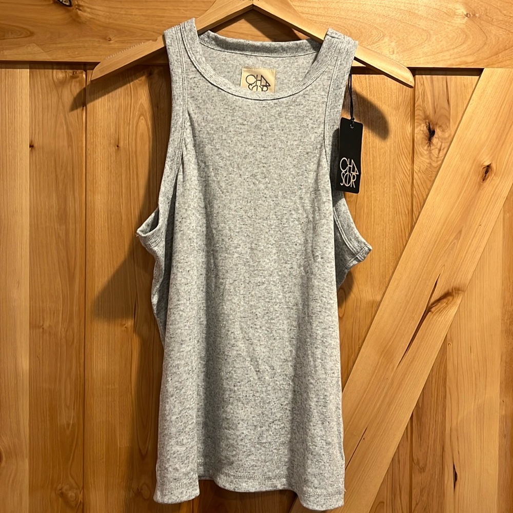 Chaser gray tank top NWT